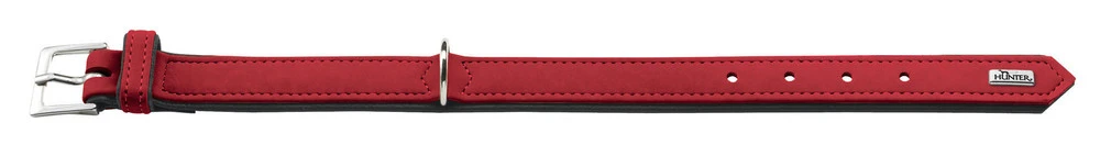 Hunter Softie hundehalsbånd 40 cm rød - 27-35 cm indstilling